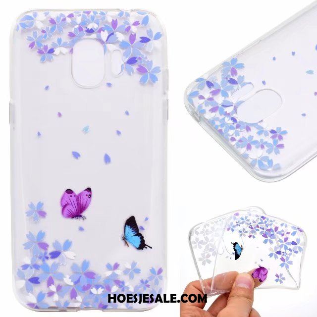 Samsung Galaxy A8 2018 Hoesje Purper Zacht Mobiele Telefoon Bescherming Hoes Sale