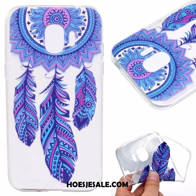 Samsung Galaxy A8 2018 Hoesje Purper Zacht Mobiele Telefoon Bescherming Hoes Sale