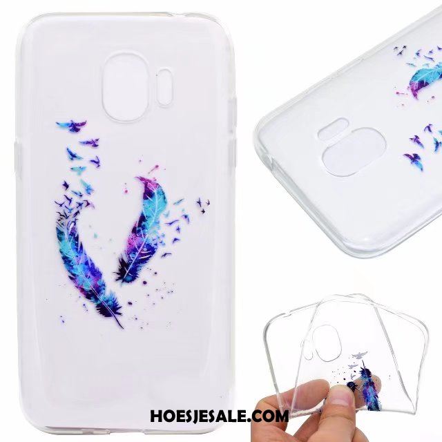 Samsung Galaxy A8 2018 Hoesje Purper Zacht Mobiele Telefoon Bescherming Hoes Sale