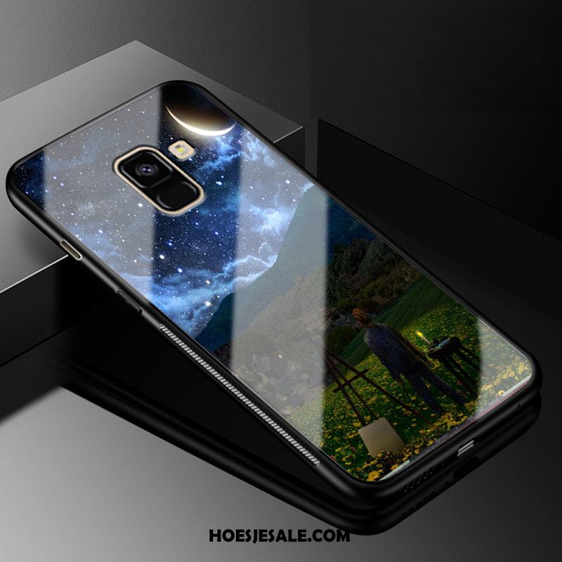 Samsung Galaxy A8 2018 Hoesje Ster Bescherming Glas Persoonlijk Hoes Online