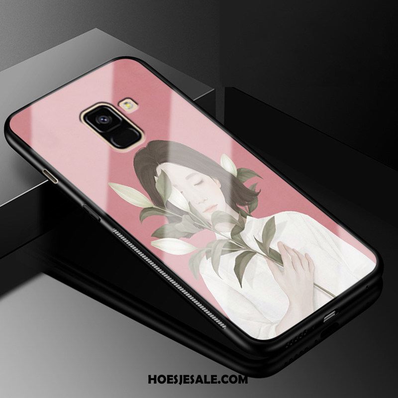 Samsung Galaxy A8 2018 Hoesje Ster Bescherming Glas Persoonlijk Hoes Online