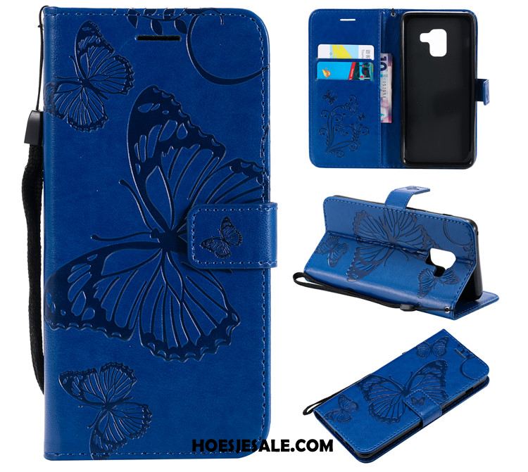 Samsung Galaxy A8 2018 Hoesje Ster Hoes Zacht Anti-fall Leren Etui Korting