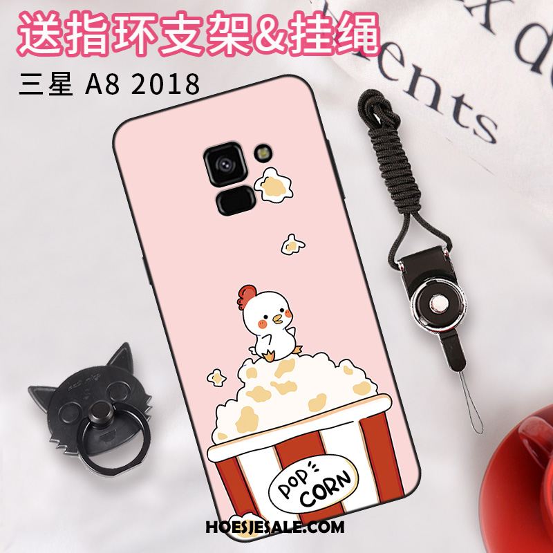 Samsung Galaxy A8 2018 Hoesje Trend Ster Hoes Anti-fall Eenvoudige Kopen