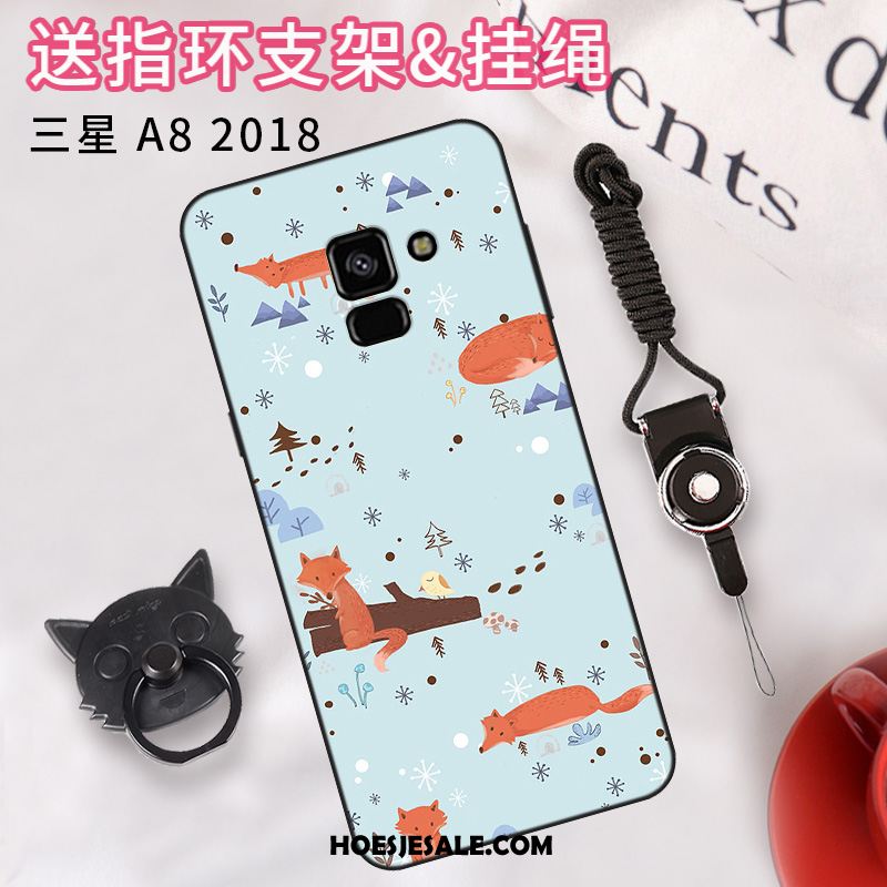 Samsung Galaxy A8 2018 Hoesje Trend Ster Hoes Anti-fall Eenvoudige Kopen