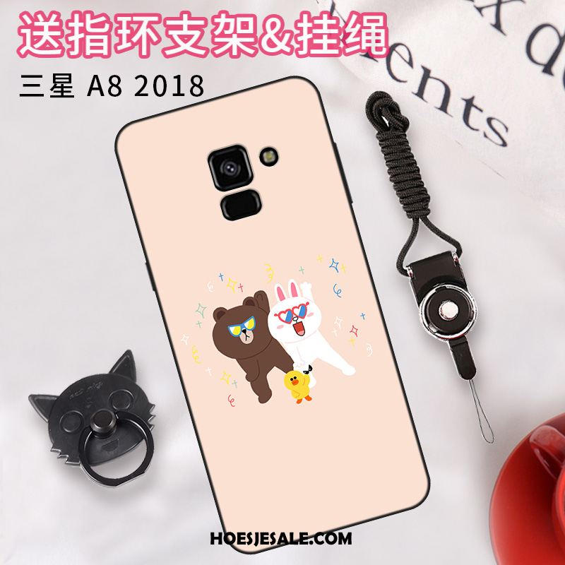 Samsung Galaxy A8 2018 Hoesje Trend Ster Hoes Anti-fall Eenvoudige Kopen