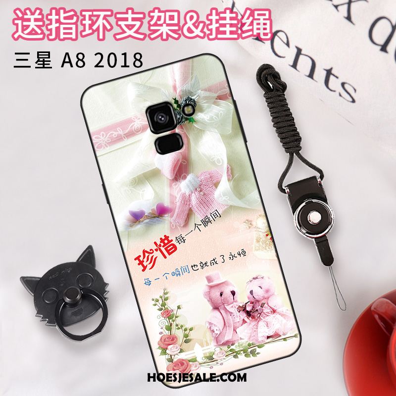 Samsung Galaxy A8 2018 Hoesje Trend Ster Hoes Anti-fall Eenvoudige Kopen