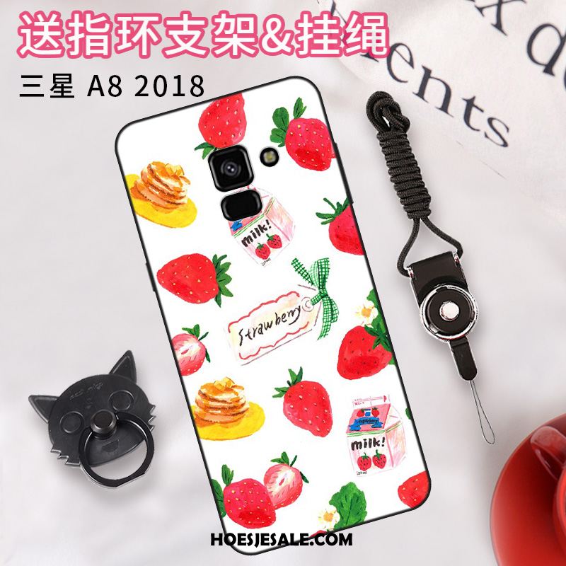 Samsung Galaxy A8 2018 Hoesje Trend Ster Hoes Anti-fall Eenvoudige Kopen