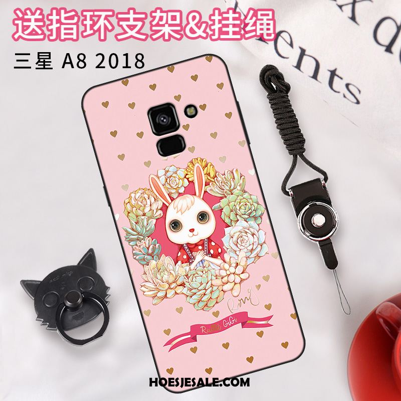 Samsung Galaxy A8 2018 Hoesje Trend Ster Hoes Anti-fall Eenvoudige Kopen