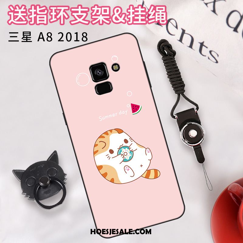 Samsung Galaxy A8 2018 Hoesje Trend Ster Hoes Anti-fall Eenvoudige Kopen