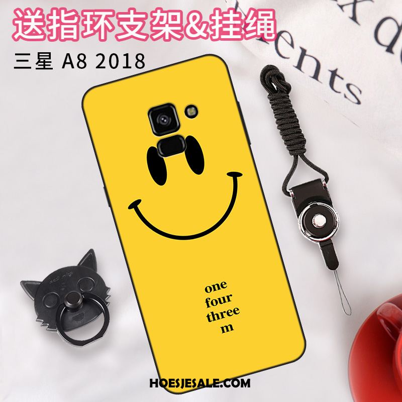 Samsung Galaxy A8 2018 Hoesje Trend Ster Hoes Anti-fall Eenvoudige Kopen