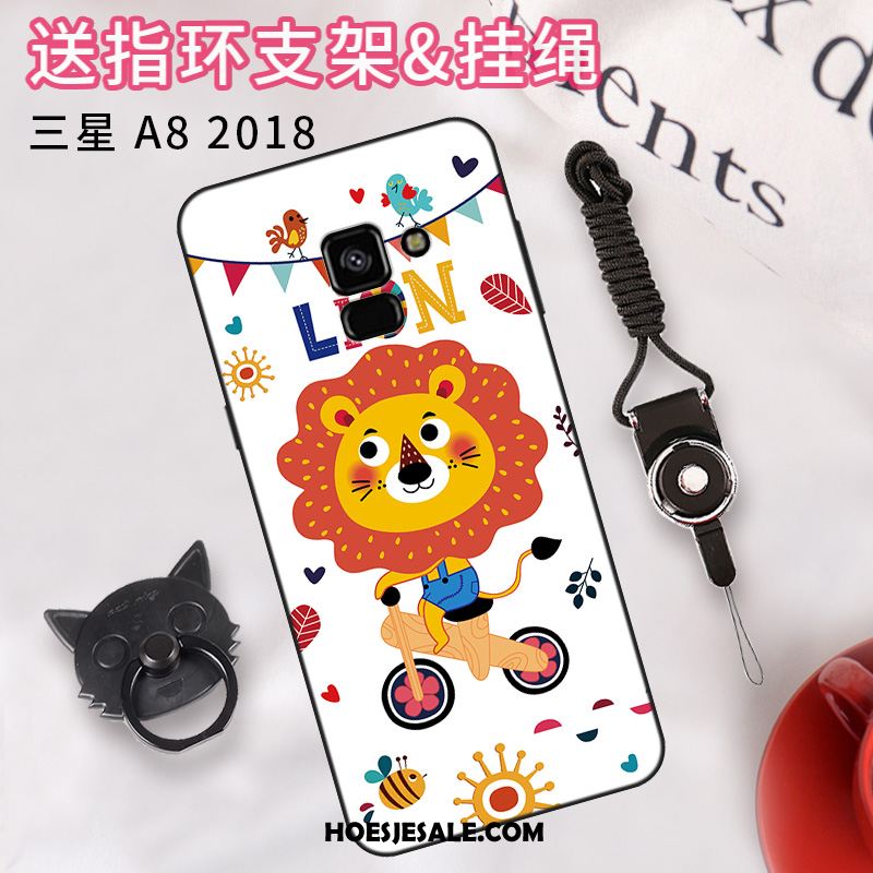 Samsung Galaxy A8 2018 Hoesje Trend Ster Hoes Anti-fall Eenvoudige Kopen