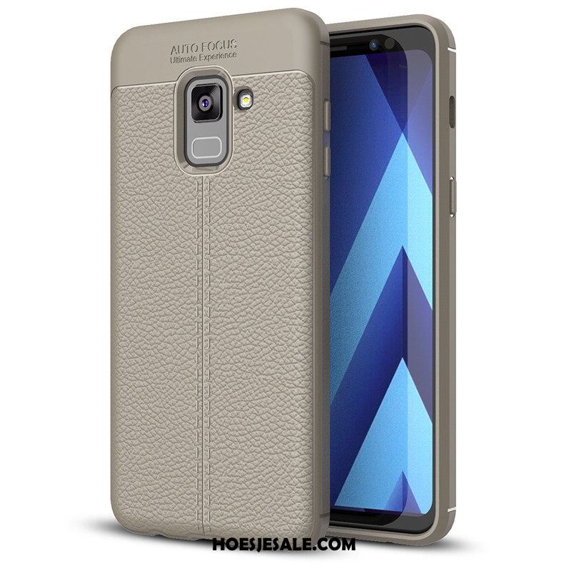 Samsung Galaxy A8 2018 Hoesje Zacht Ster Groen Mobiele Telefoon Bescherming Korting