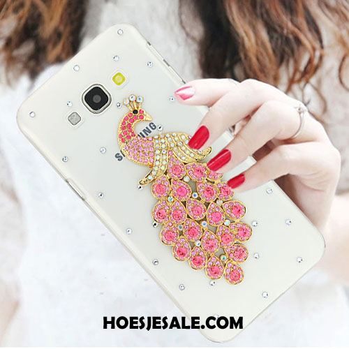 Samsung Galaxy A8 Hoesje Anti-fall Met Strass Trend Wit Mobiele Telefoon Kopen