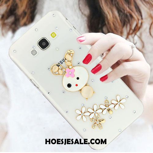 Samsung Galaxy A8 Hoesje Anti-fall Met Strass Trend Wit Mobiele Telefoon Kopen