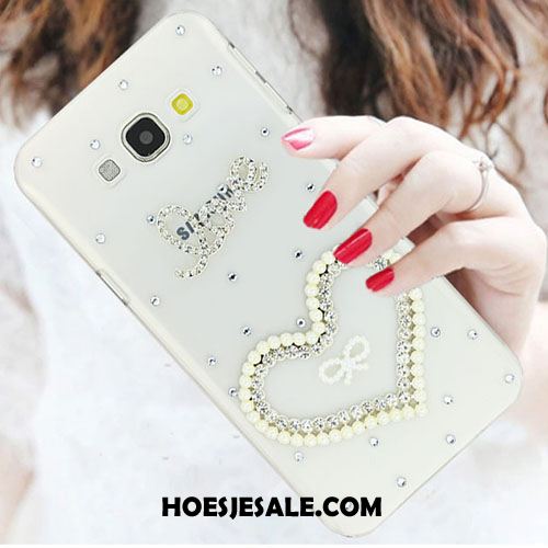 Samsung Galaxy A8 Hoesje Anti-fall Met Strass Trend Wit Mobiele Telefoon Kopen