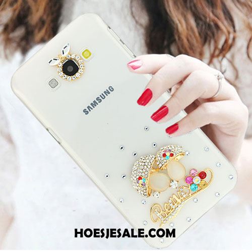 Samsung Galaxy A8 Hoesje Anti-fall Met Strass Trend Wit Mobiele Telefoon Kopen