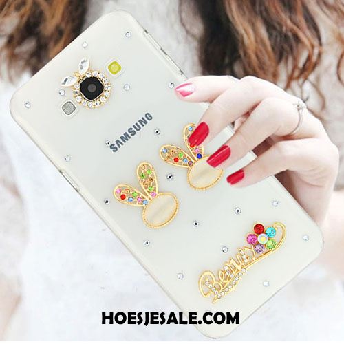 Samsung Galaxy A8 Hoesje Anti-fall Met Strass Trend Wit Mobiele Telefoon Kopen