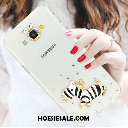 Samsung Galaxy A8 Hoesje Anti-fall Met Strass Trend Wit Mobiele Telefoon Kopen