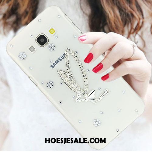 Samsung Galaxy A8 Hoesje Anti-fall Met Strass Trend Wit Mobiele Telefoon Kopen