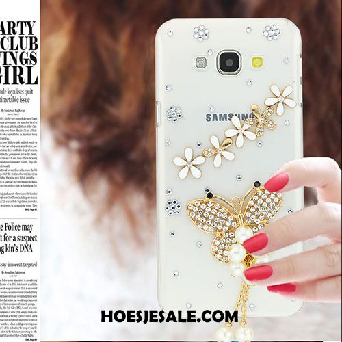 Samsung Galaxy A8 Hoesje Anti-fall Met Strass Trend Wit Mobiele Telefoon Kopen