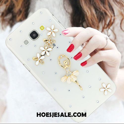 Samsung Galaxy A8 Hoesje Anti-fall Met Strass Trend Wit Mobiele Telefoon Kopen