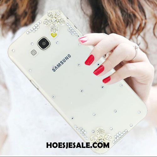 Samsung Galaxy A8 Hoesje Anti-fall Met Strass Trend Wit Mobiele Telefoon Kopen