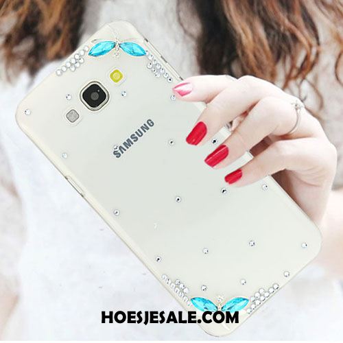 Samsung Galaxy A8 Hoesje Anti-fall Met Strass Trend Wit Mobiele Telefoon Kopen