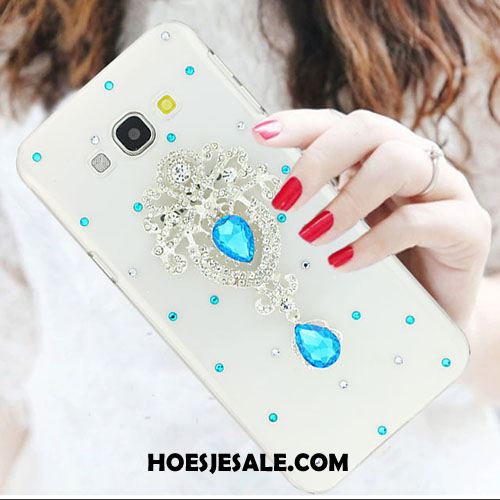 Samsung Galaxy A8 Hoesje Anti-fall Met Strass Trend Wit Mobiele Telefoon Kopen