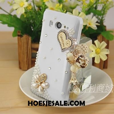 Samsung Galaxy A8 Hoesje Geel Mobiele Telefoon Ster Bescherming Met Strass Goedkoop