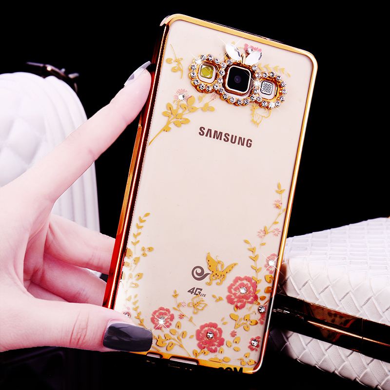 Samsung Galaxy A8 Hoesje Hoes Anti-fall Mobiele Telefoon Met Strass Luxe Goedkoop