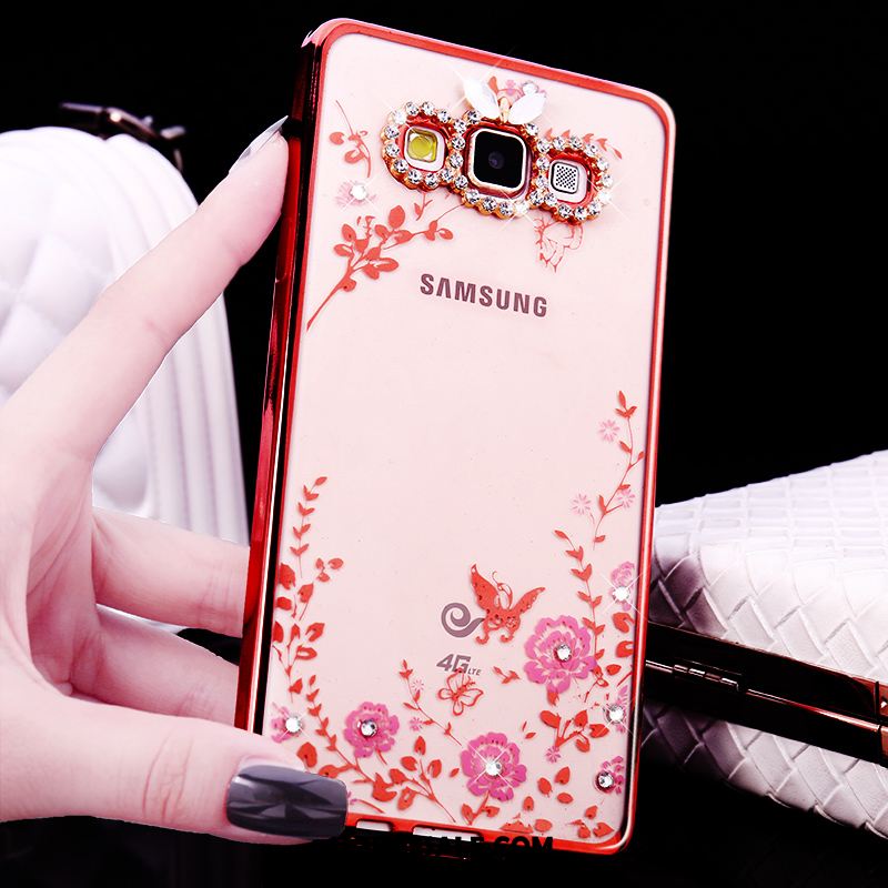 Samsung Galaxy A8 Hoesje Hoes Anti-fall Mobiele Telefoon Met Strass Luxe Goedkoop