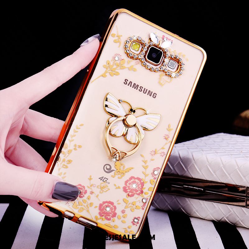 Samsung Galaxy A8 Hoesje Hoes Anti-fall Mobiele Telefoon Met Strass Luxe Goedkoop