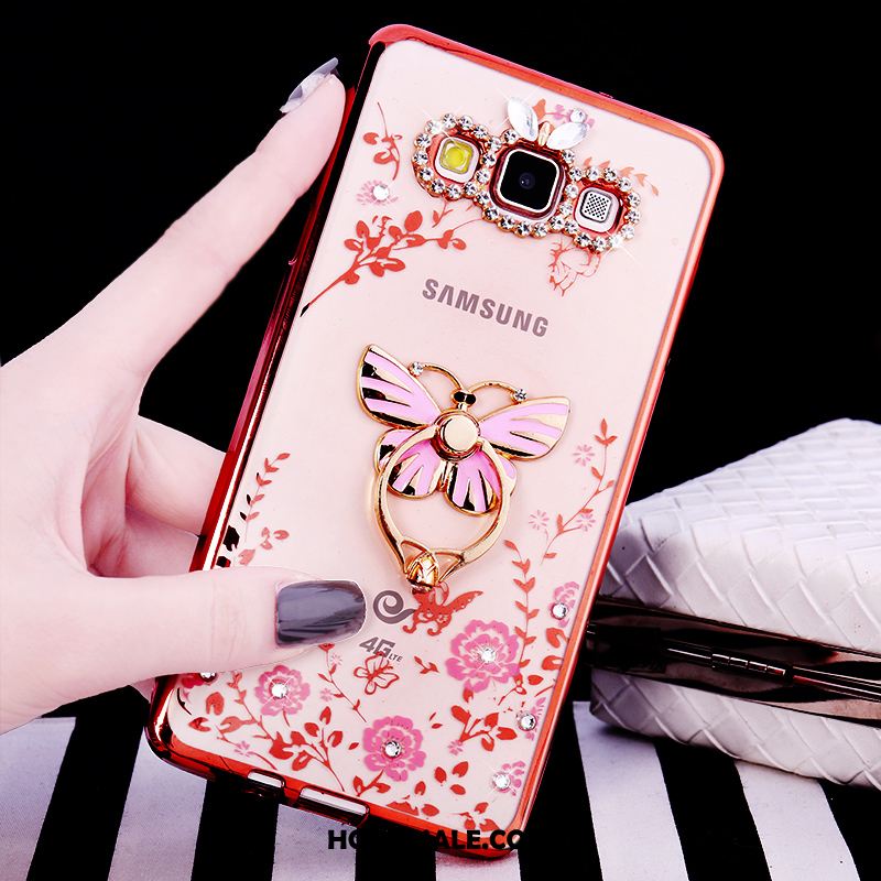 Samsung Galaxy A8 Hoesje Hoes Anti-fall Mobiele Telefoon Met Strass Luxe Goedkoop