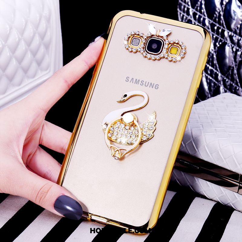 Samsung Galaxy A8 Hoesje Met Strass Zacht Ondersteuning Bescherming Ring Winkel