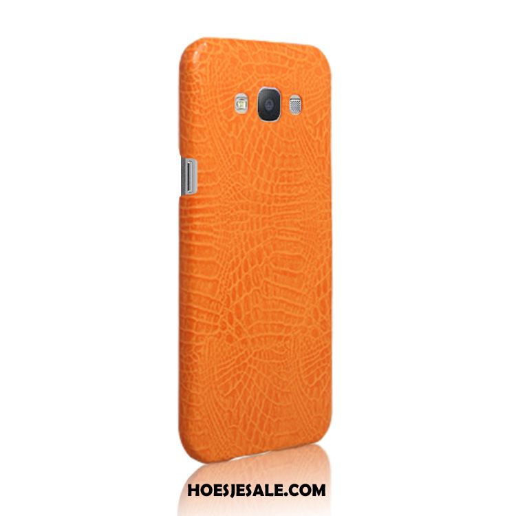 Samsung Galaxy A8 Hoesje Rood Ster Leren Etui Hard Anti-fall Sale