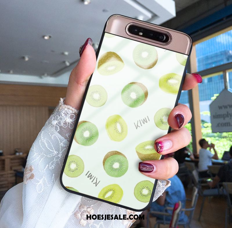 Samsung Galaxy A80 Hoesje Bescherming Roze Glas Anti-fall All Inclusive Kopen