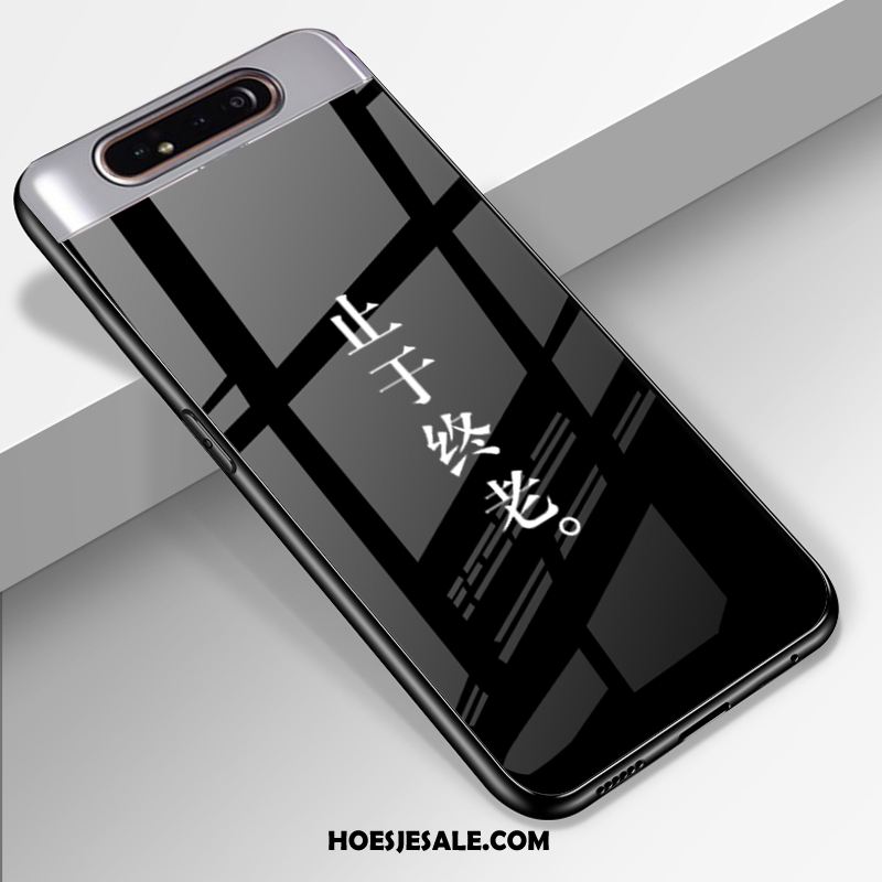 Samsung Galaxy A80 Hoesje Eenvoudige Trend Mobiele Telefoon Hoes Ster