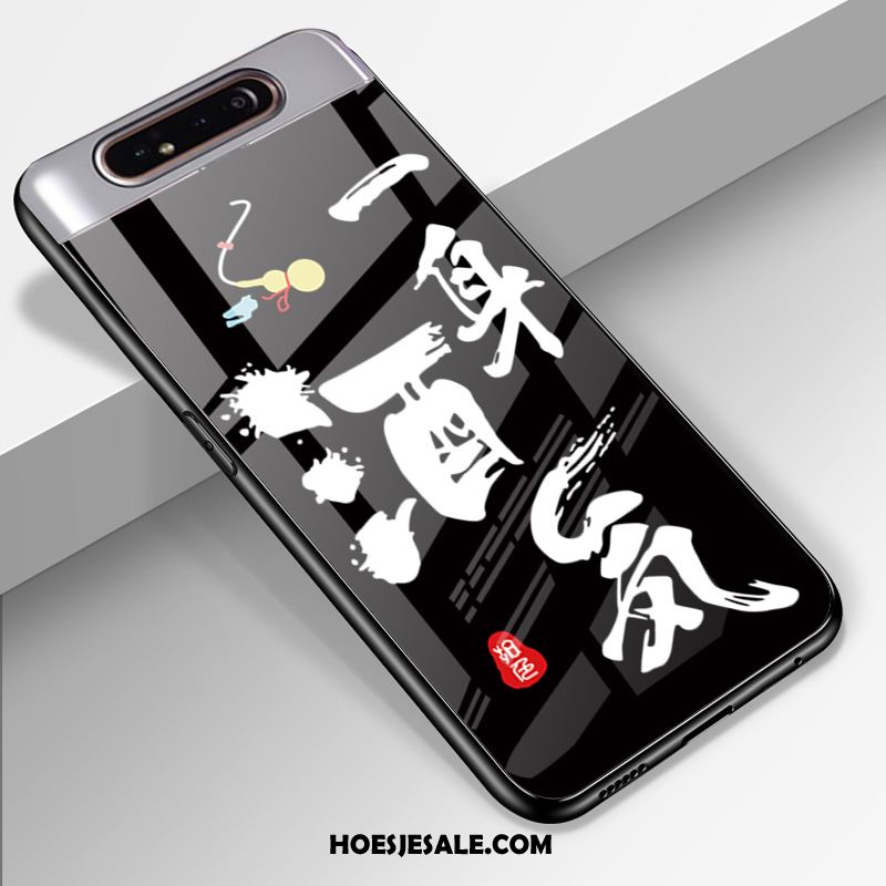 Samsung Galaxy A80 Hoesje Glas Mobiele Telefoon Ster Hoes Anti-fall Sale