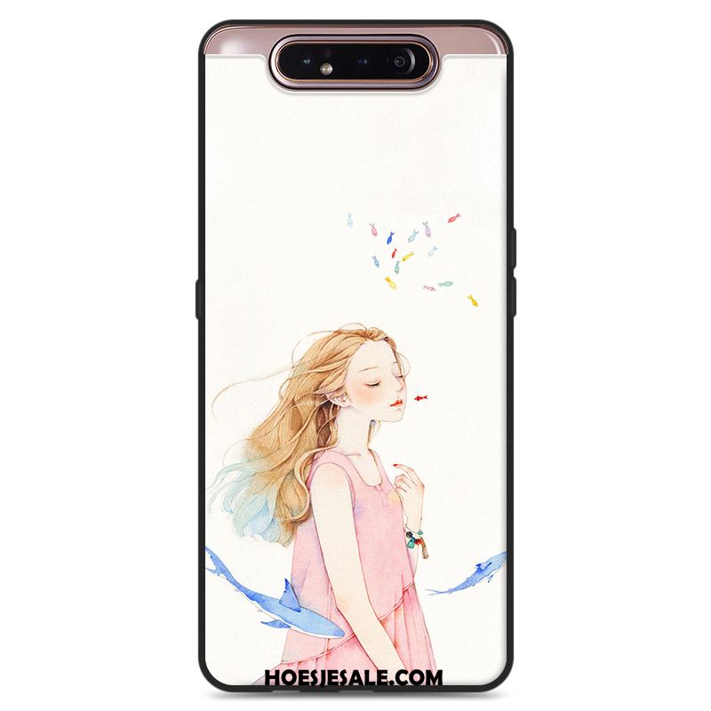 Samsung Galaxy A80 Hoesje Groen Kunst Vers Siliconen Ster Sale