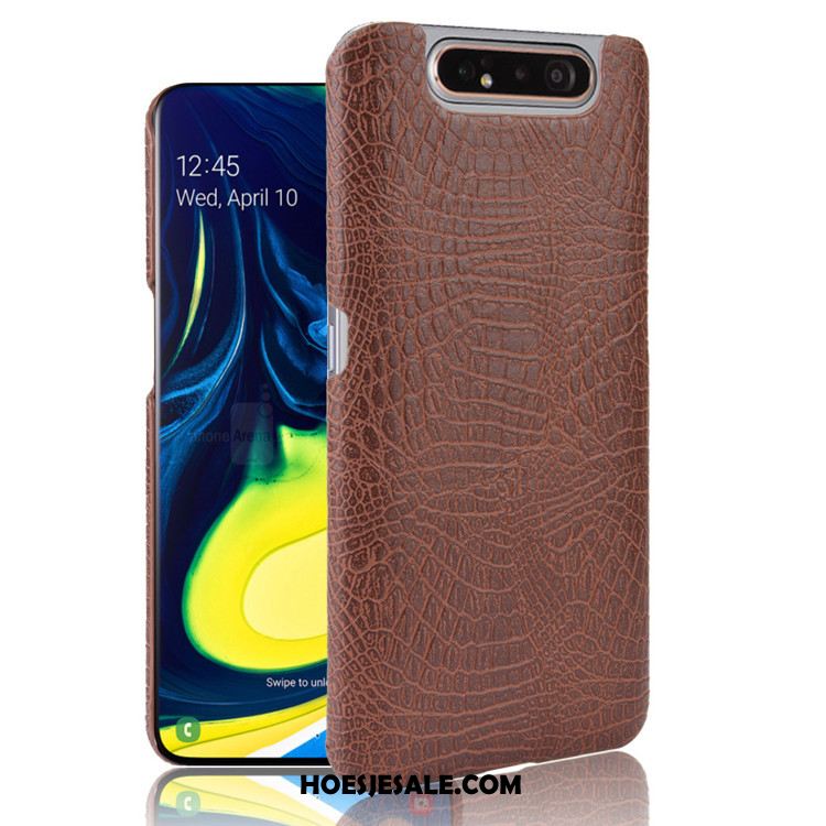 Samsung Galaxy A80 Hoesje Krokodil Leer Ster Bescherming Hoes Online