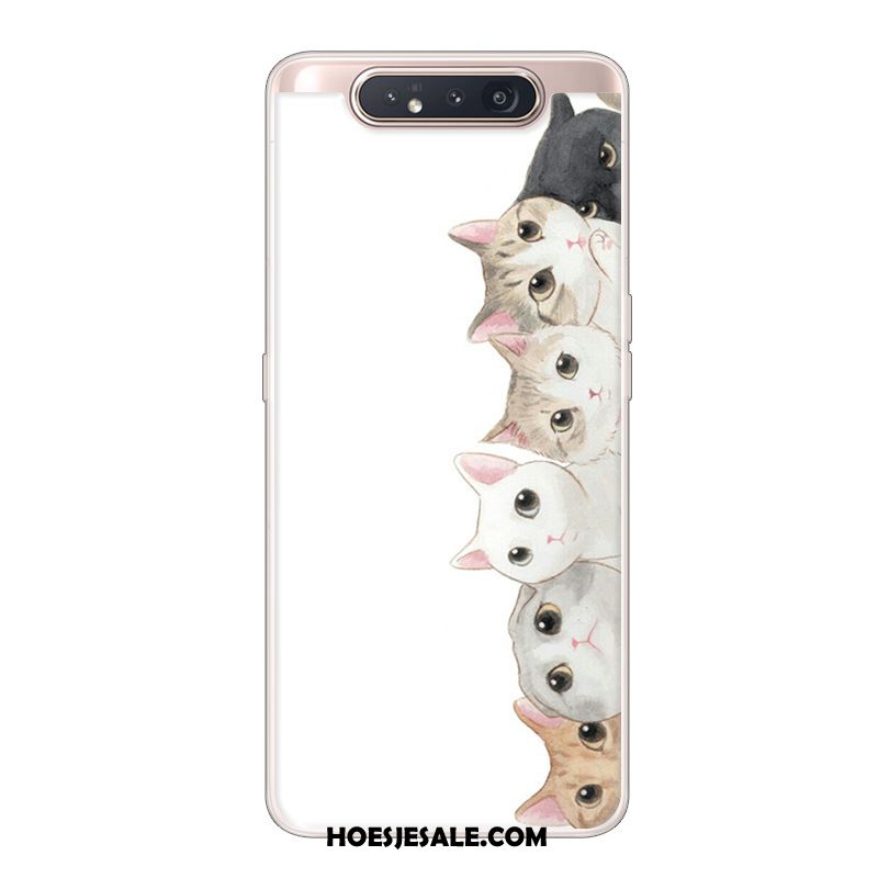 Samsung Galaxy A80 Hoesje Mobiele Telefoon Scheppend Hoes Wit Spotprent Kopen