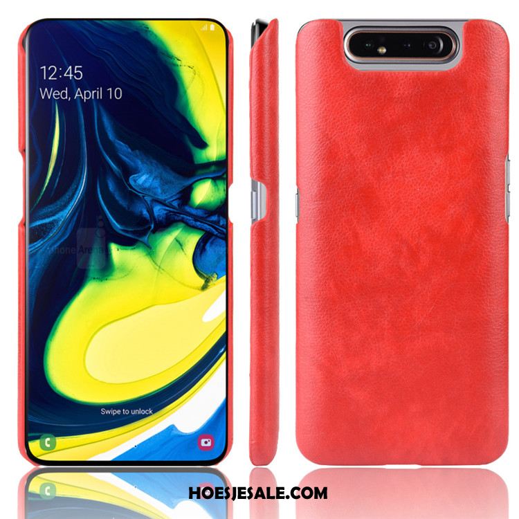 Samsung Galaxy A80 Hoesje Soort Aziatische Vrucht Hard Tas Ster Leer Sale