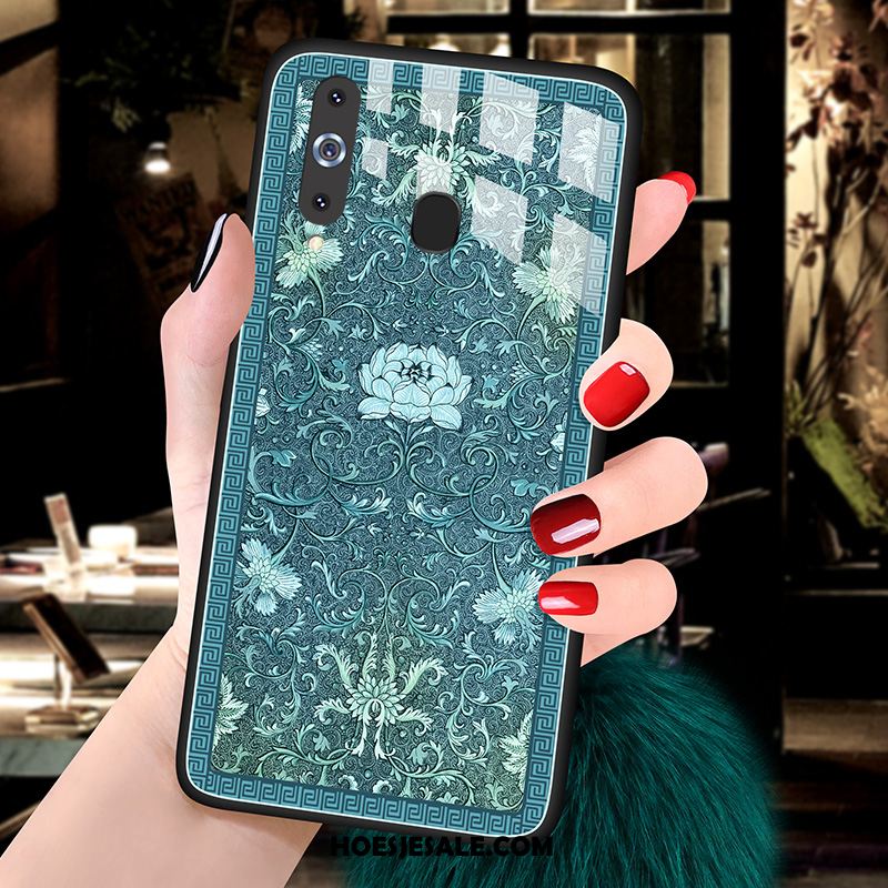 Samsung Galaxy A8s Hoesje Anti-fall All Inclusive Ster Blauw Patroon Sale