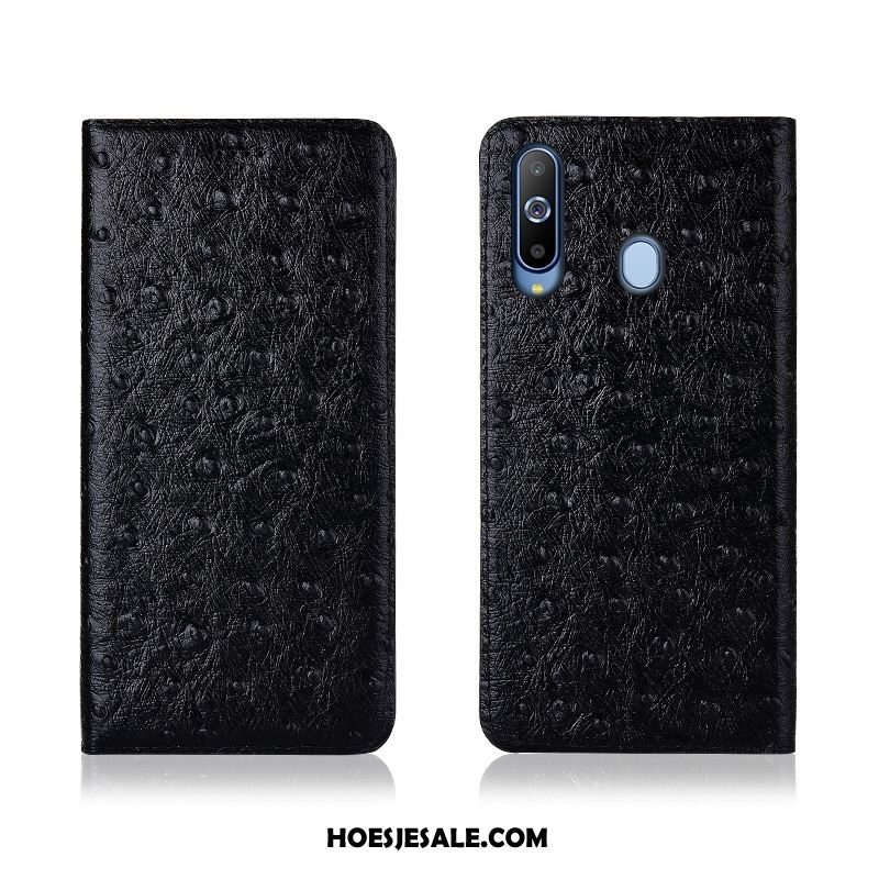 Samsung Galaxy A8s Hoesje Leren Etui Anti-fall Hoes All Inclusive Echt Leer Korting