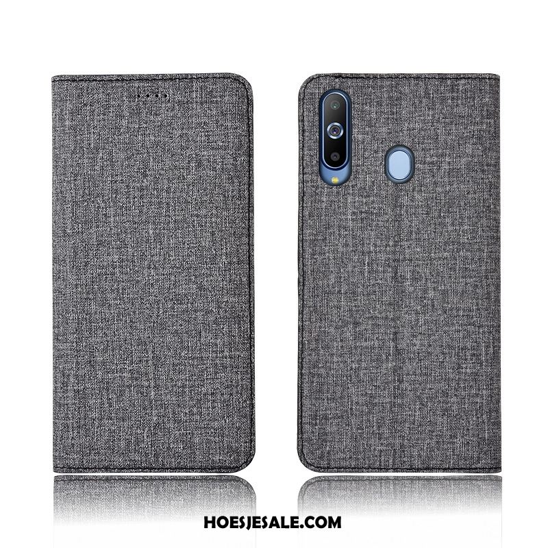 Samsung Galaxy A8s Hoesje Mobiele Telefoon All Inclusive Clamshell Leren Etui Nieuw Sale