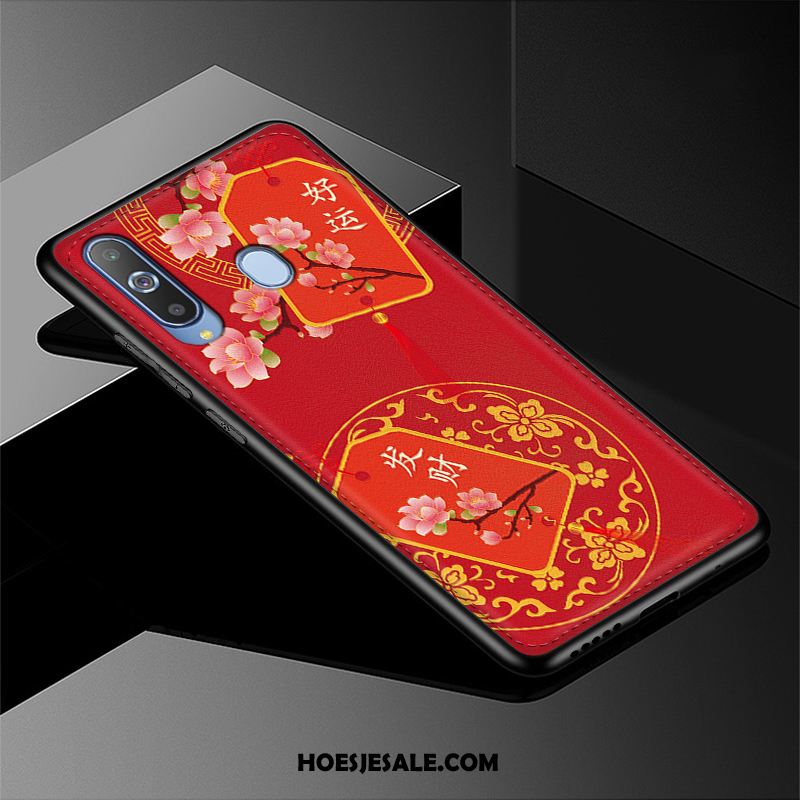 Samsung Galaxy A8s Hoesje Siliconen Patroon Scheppend Chinese Stijl Bescherming Aanbiedingen