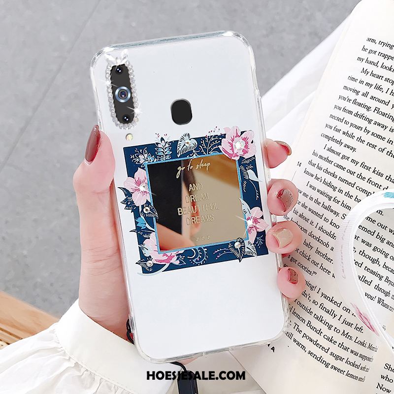 Samsung Galaxy A8s Hoesje Zacht Siliconen Roze Ster Mobiele Telefoon Winkel