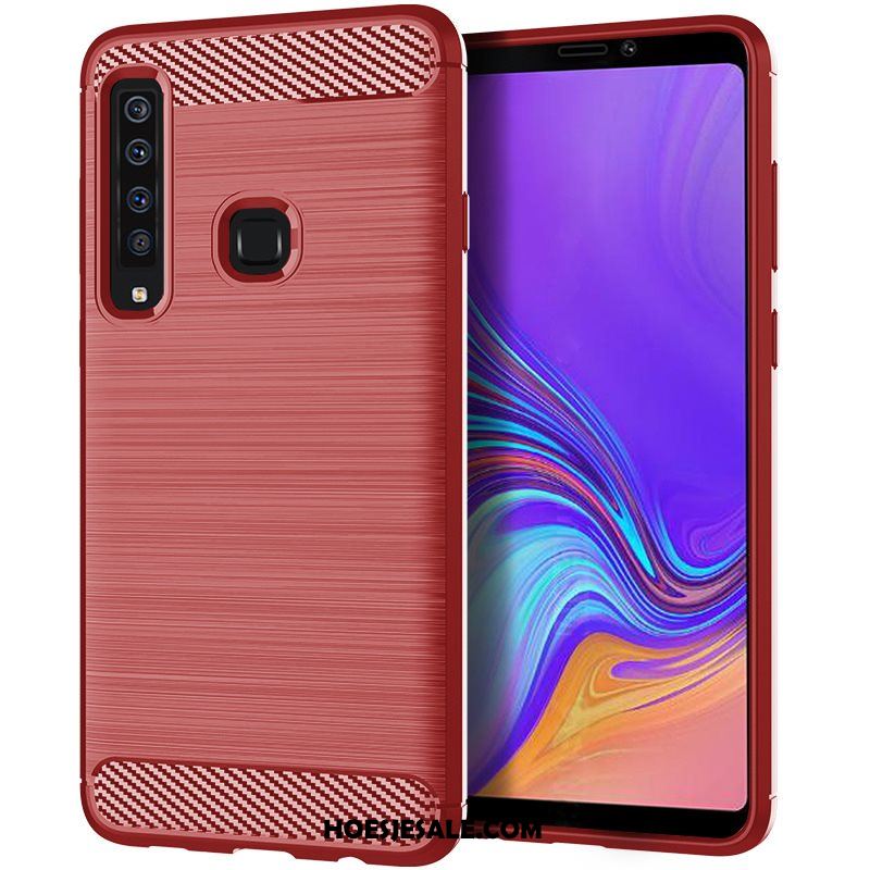 Samsung Galaxy A9 2018 Hoesje Fiber Ster Zijde Zacht Siliconen Online