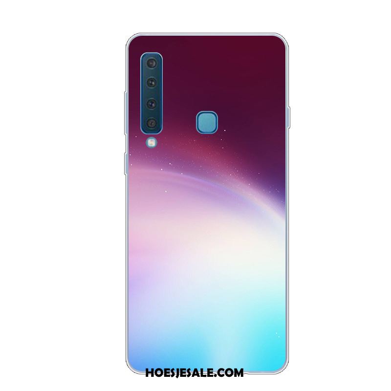 Samsung Galaxy A9 2018 Hoesje Hoes Roze Zacht Scheppend Trend Online