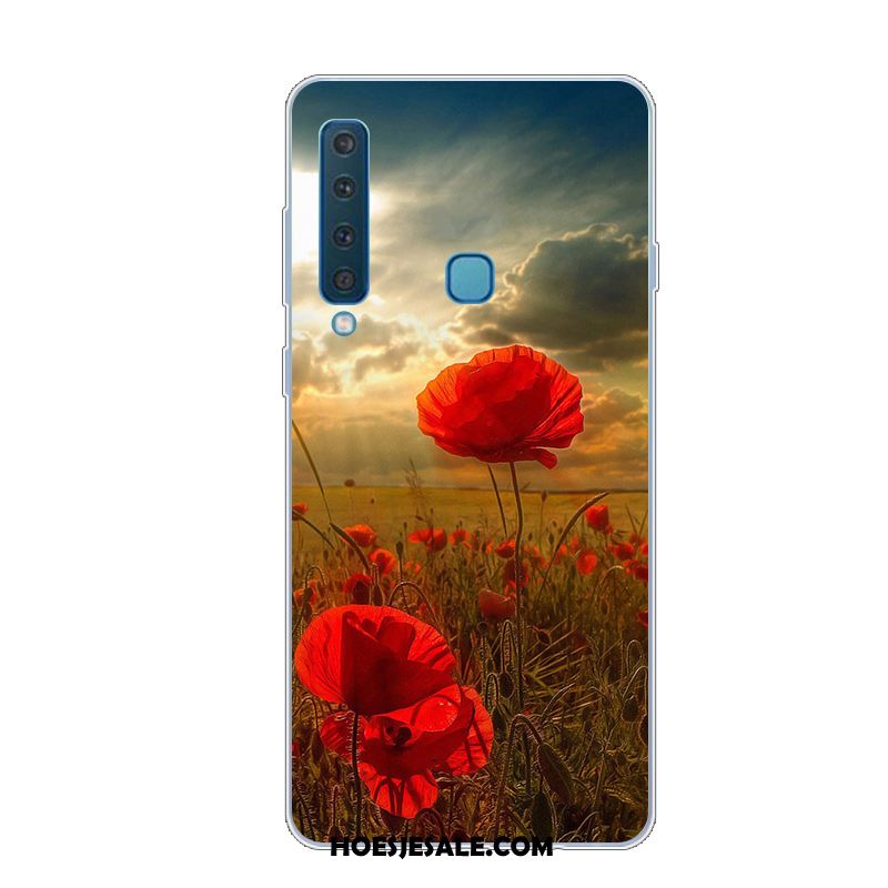 Samsung Galaxy A9 2018 Hoesje Mooie Mobiele Telefoon Anti-fall Bescherming Ster Winkel